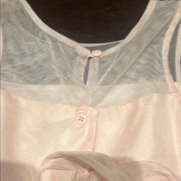 Jona Michelle Pink Flowered Tiered Dress Size 7 - Picture 6 of 9